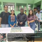 Selected in west zone inter university chess competation